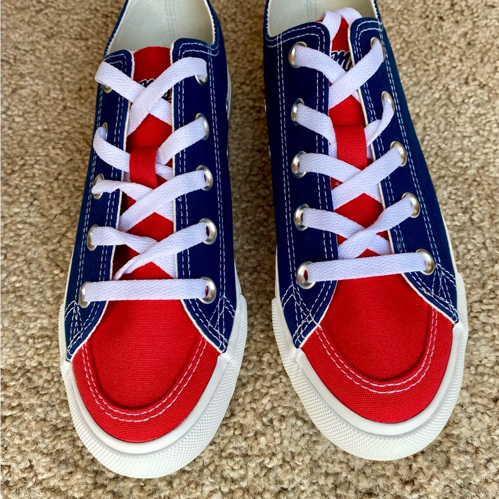 🆕 Ole Miss Rebels SKICKS Tennis Shoes Sneakers - Picture 7 of 11